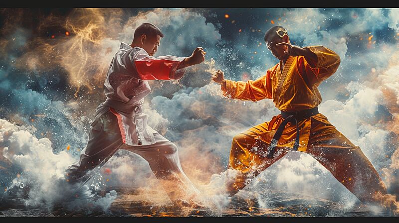 create image of Martial Arts --ar 16:9 --v 6.0