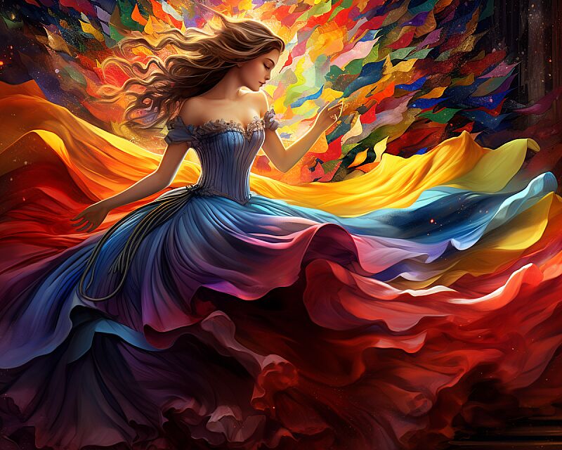 hd wallpapers of hd picture wallpaper, in the style of figurative colorist, flowing fabrics, fairytale-inspired, elina karimova, colorized, multi-layered, fine detailed --ar 5:4 --v 5.2 --style raw