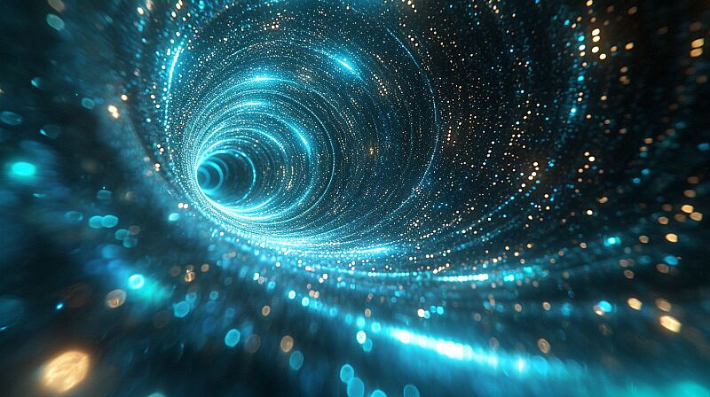 futuristic blue background black hole and linear movement video stock footage & royaltyfree footage, in the style of dark turquoise and green, hard-edged lines, motion blur panorama, circuitry, low resolution, neo-geo minimalism, 8k resolution --ar 16:9 --v 6.0 --style raw --s 250