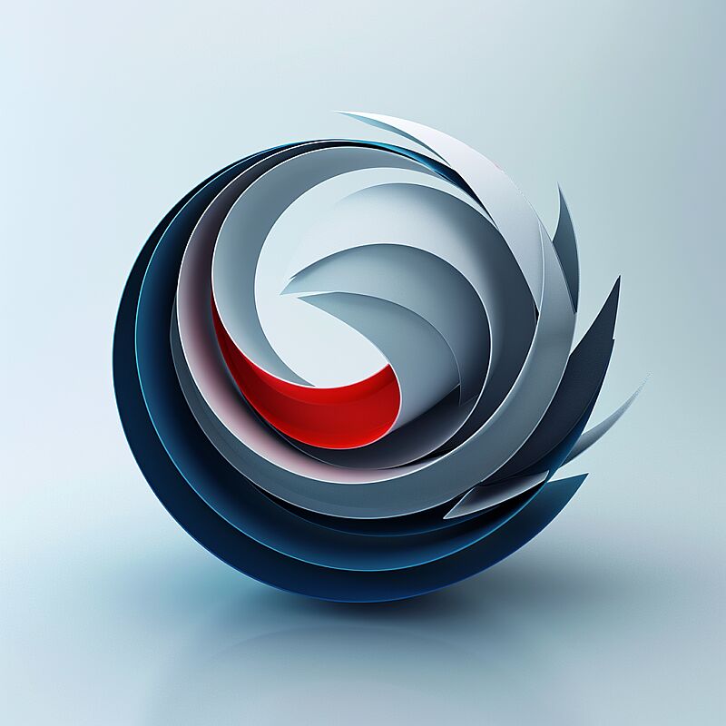 3D Design Logo --v 6.0 --style raw