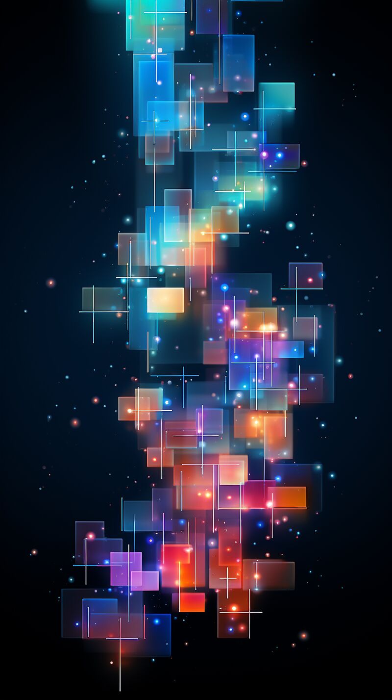 Tetris Hyperspace DNA, minimalist --ar 9:16 --s 200 --upbeta --q 2