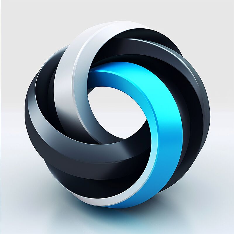 3D Design Logo --v 6.0 --style raw