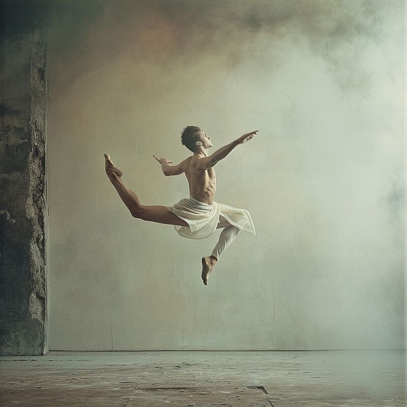 ballet dancer by Bertil Nilsson --v 6.0 --style raw